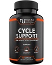 Cycle Support Supplement for Men & Women - Natural Liver Cleanse Detox & Repair - Gut Health & Kidney Support with Milk Thistle, Beet Root, Dandelion, Choline, Artichoke Extract - 60 Capsules