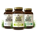HEART & SOIL Joint & Mobility Stack – 3 Items: Bone Marrow & Liver, Joint Strength & Repair, Skin, Hair & Nails for Full-Body Wellness, Collagen Support, Flexibility, and Recovery