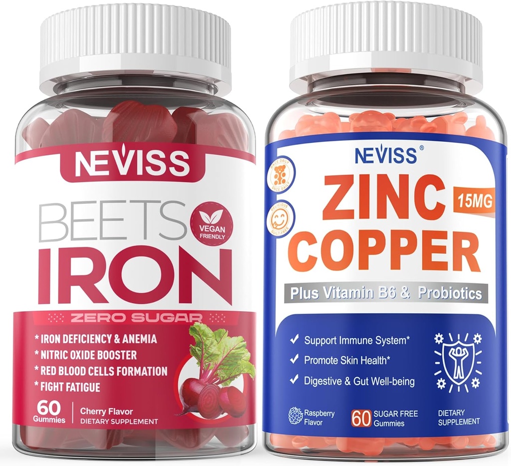 Iron Gummies + Zinc Copper Gummies