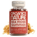 ORGANICS NATURE Irish Sea Moss Gummies for Lung Detox, Thyroid, Strength Immune & Energy Support, Vegan Seamoss Gummies for Kids & Adults - 60 Vegan Gummy Bears Berry Flavored