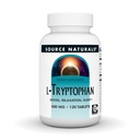 Source Naturals L-Tryptophan, for Mood, Relaxation, and Sleep*, 500mg - 120 Tablets