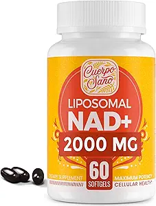 2000 MG NAD Supplement, Liposomal NAD+ with High Absorption, More Efficient Than Nicotinamide Riboside, Pure & Plus Boosting Supplement, Aging Defense, Metabolism & Cellular, 600 softgels