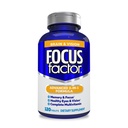 Focus Factor Adults Brain and Vision Supplement, 120 Count - Eye Vitamin, Mineral Supplement & Complete Multivitamin w/Lutein & Zeaxanthin – Brain Supplement for Focus, Concentration, Memory