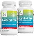Terry Naturally BosMed 500 Extra Strength - Boswellia Serrata Extract Supplement - Supplement for Healthy Lung Support - Herbal Supplement Formula with High Levels of AKBA - 120 Softgels (Pack of 2)