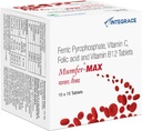 Nutranix TNA 150 Tablets | Iron, Folic Acid Supplement, Vitamin C & Vitamin-B12 | and Energy