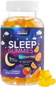 Sleep Gummies for Adults - Sugar Free Melatonin 6 MG Per Serving Gummy Supplement - Natural Zero Sugar Sleeping Gummy for Adults & Kids, Orange Flavored, Extra Strength Sleep Support - 120 Gummies
