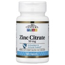21st Century Healthcare Zinc Citrate Tablets 50mg, 60 Count