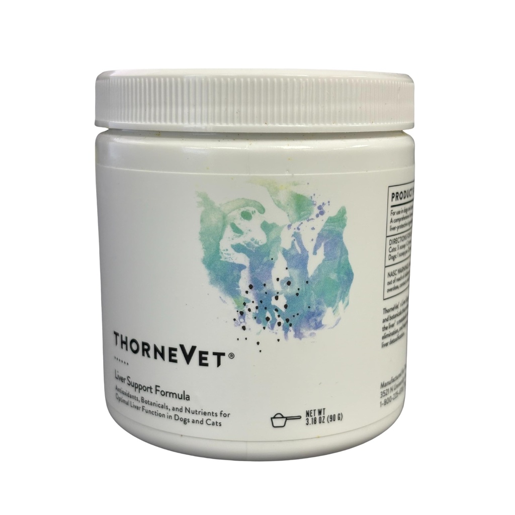 ThorneVET Liver Support Powder – Liver Support for Small Animals: Dogs & Cats, 90 Scoops