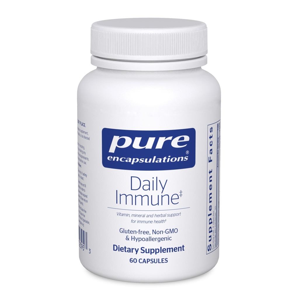 Pure Encapsulations Daily Immune | Comprehensive Immune Formula with Vitamin, Mineral, and Herbal Support | 60 Capsules*