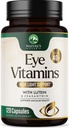 Eye Vitamins Supplements - 3x Strength Eye Health Vitamin with Lutein and Zeaxanthin - Vision Macular Health & Dry Eyes Support With Zinc, Vitamins C E & Minerals, Bottled in USA - 120 Capsules