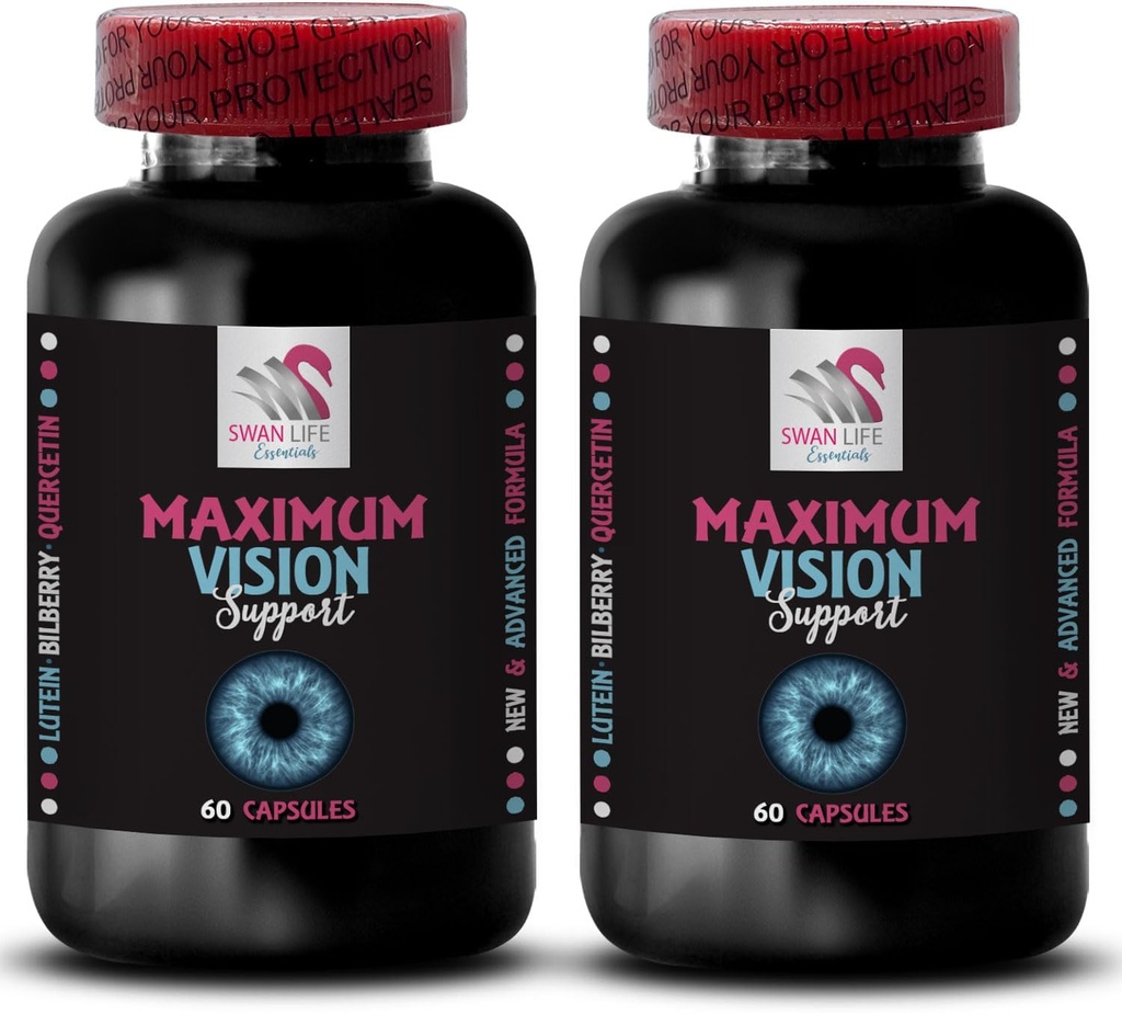 Refined vision - EYE VISION SUPPLEMENT - Visual boost, Clear view, Focus sharp, Clearer image, Bright outlook, Clarity boost, Vision enhancer, Eye support, Focus advantage 2 Bottle 120 Capsules