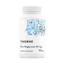 THORNE - Zinc Bisglycinate 30 mg - Highly Absorbable Zinc Supplement - Supports Immune System, Eye, Skin & Reproductive Health* - Third-Party Certified - Gluten, Dairy & Soy-Free - 60 Capsules