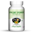 Maxi Health Epicor Supplement – Epicor Immune Support 500mg with Olive Leaf Extract – Gut, Respiratory & Antioxidant Support – High-Metabolite Immunogens – Processed Brewer's Yeast – Kosher, 60 Count