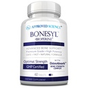 Approved Science Bonesyl - Strengthen Bones, Limit Bone Density Loss - Maintain Overall Bone Health - K2, BioPerine, and Magnesium - 60 Tablets - Vegan - Made in USA