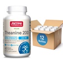 Jarrow Formulas Extra Strength Theanine 200 mg, Dietary Supplement That Promotes Relaxation, Amino Acid Supplement for Relaxation Support, 60 Veggie Capsules, 60 Day Supply, Pack of 12