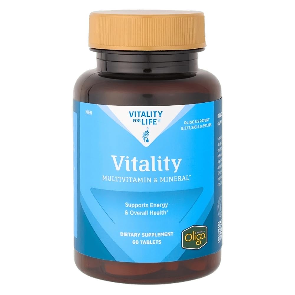 Melaleuca Multivitamin & Mineral Supplement for Men, Powered by Oligo (60 Tablets) — Supports Energy & Overall Health / Organically Bound for Maximum Absorption and Antioxidant Protection