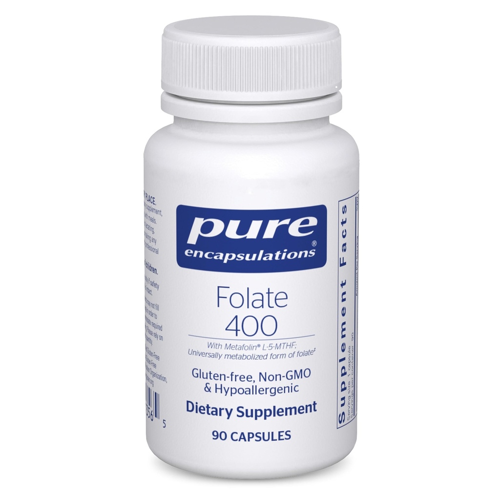 Pure Encapsulations Folate 400, 90 Capsules