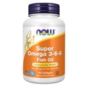 NOW Supplements, Super Omega 3-6-9 1200 mg with a blend of Fish, Borage and Flax Seed Oils, 90 Softgels