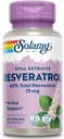 SOLARAY Guaranteed Potency Resveratrol, Veg Cap (Btl-Plastic) 75mg | 60ct