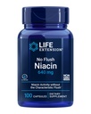 Life Extension No Flush Niacin, B3 for Heart Health, Cholesterol & Energy Support, Non-GMO, Gluten-Free, 100 Capsules