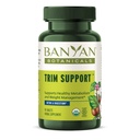Banyan Botanicals Organic Trim Support – Metabolic Support & Weight Management Supplement – with Guggulu & Triphala for Digestive Fire & Cleansing – 90 Tablets – USDA Organic