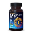 BioEmblem Turmeric Curcumin with Clinically Studied TurmiPure - 1 Small Cap Daily, 24x More Absorption Than Others - Joint Support, Healthy Inflammation Tumeric Supplements - Non-GMO - 30 Servings