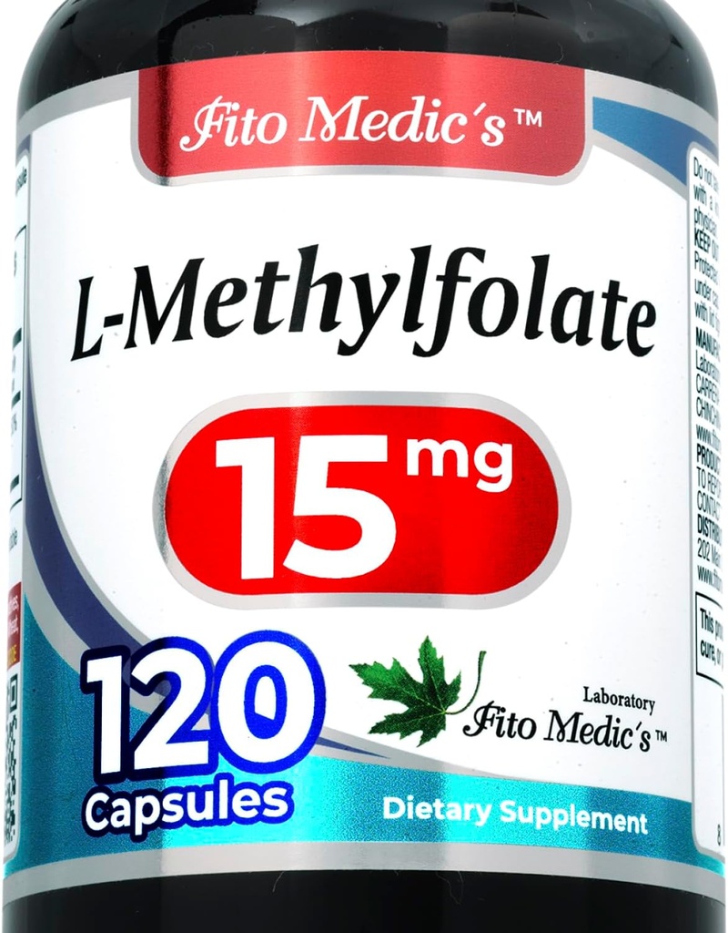 FITO MEDIC'S Lab | methylfolate |120 Capsules | folate Supplement | Methyl folate | methylfolate Supplement |Ultra high Absorption.