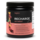 LEGION Recharge Post Workout Supplement - All Natural Muscle Builder & Recovery Drink with Micronized Creatine Monohydrate. Naturally Sweetened & Flavored, Safe & Healthy (Fruit Punch, 30 Serve)