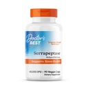 Doctor's Best Serrapeptase Supplement for Men & Women - Proteolytic Enzyme for Sinus & Immune Health Support, 40,000 SPU per Veggie Capsule, Non-GMO & Vegan Formula - 90 Veg Caps