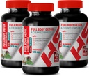 Body Detox Supplement - Full Body Detox and Cleanse Complex 920 MG - red Clover Formula - 3 Bottles 300 Capsules