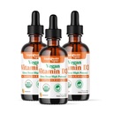 LIQUIDHEALTH Vitamin D3 4000 IU, USDA Organic Vitamin D Liquid Drops for Adults & Kids, Vegan Vitamin D for Immune System Support, Bone Health, Mood Support, Healthy Skin - Made in USA (3 Pack)