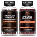 EFFECTIVE NUTRA Mushroom Gummies & Saffron Gummies