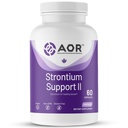 AOR Strontium Support II 341mg, 60 Vegan Capsules, 30-60 Day Supply, Strontium Citrate for Robust Bone Structure & Healthy Mineral Density