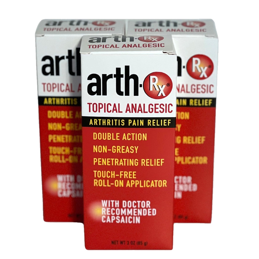 Topical Analgesic Pain Relief Roll-on with Capsaicin for Deep Penetrating Pain Relief, Warming Capsaicin for Easing Pain from Arthritis and Muscle Aches and Pains, 9 oz
