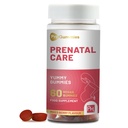 Prenatal Care Gummies | 60 Vegan | Yummy Gummies with Essential Prenatal Vitamins & Minerals | 400mcg Folic Acid | Pregnancy Vitamins for Women by Prowise