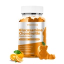 Glucosamine Chondroitin Gummies with MSM & Elderberry Extra Strength - Joint Support, Antioxidant Immune Support Supplement for Adults, Men & Women - 60 Orange Gummies