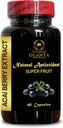 ACAI Berry Extract - Superfood Supplement Immune Support and Natural Energy Booster, Antioxidants Supplement, Antioxidant Strength - 1 Bottle 60 Capsules