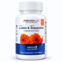 Bricker Labs Natural Lutein + Zeaxanthin Eye Supplement – Supports Eye, Brain, and Skin Health with Macular Carotenoids, Superior Bioavailability, AREDS2 Chosen Lutein Source – 60 Soft Gels