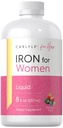 Carlyle Liquid Iron Supplement for Women | 8 fl oz Drops | Fruit Punch Flavor | Vegetarian, Non-GMO, Gluten Free