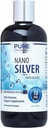 Pure Nano Silver Spray 16oz Refill | 10 PPM Daily Immune Support Supplement | Easily Absorbed Colloidal Nano Silver Spray | Probiotic-Friendly Silver Solution