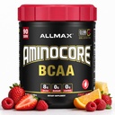 ALLMAX AMINOCORE BCAA Powder for Workout Muscle Recovery & Increased Endurance - Sugar Free, No Fillers 8.18 Grams Bcaas Amino Acids, B Vitamins for Women and Men- 90 Servings | Fruit Punch, 1035g