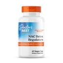 Doctor's Best NAC Detox Regulators Supplement for Men & Women - N-Acetyl Cysteine 600 mg, Liver Health Support, NAC Capsules with Selenium & Molybdenum, Supports Antioxidant Defense - 60 Veg Caps