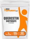 BulkSupplements.com Quercetin Dihydrate Powder - Quercetin Supplements, Antioxidants Source - Vegan & Gluten Free, 1g per Serving, 100g (3.5 oz) (Pack of 1)