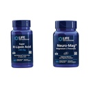 Life Extension Super R-Lipoic Acid – Longevity Supplement for Oxidative Stress Defense & Neuro-mag Magnesium L-threonate, Magnesium L-threonate