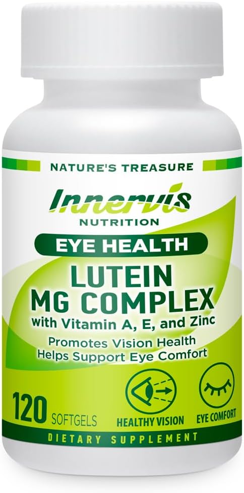 Lutein & Magnesium – Eye Health & Comfort Support, Antioxidant, 120 Softgels