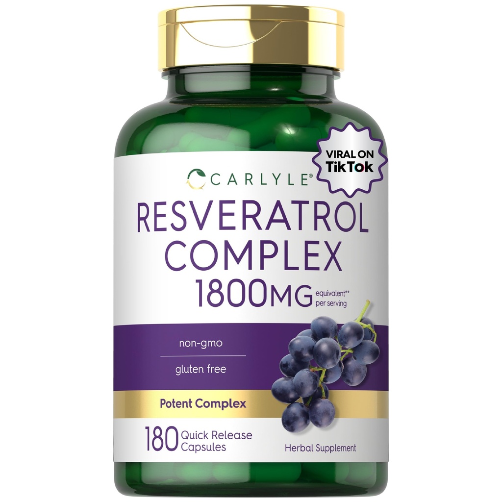 Carlyle Resveratrol Complex | 180 Capsules