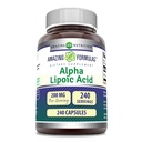 Amazing Formulas Alpha Lipoic Acid | 200 Mg Supplement | Capsules | Non-GMO | Gluten-Free | Made in USA (1 Pack, 240 Count)