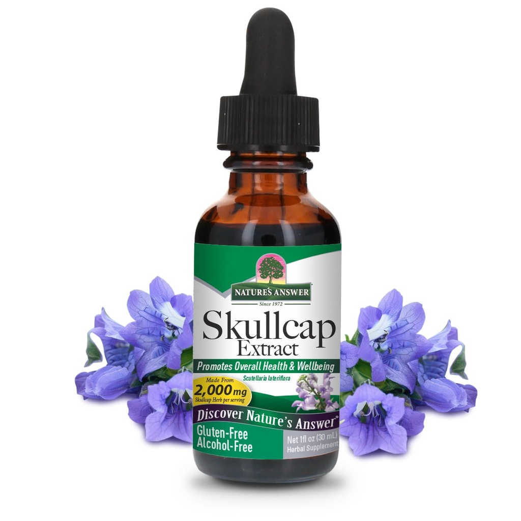 Nature's Answer Alcohol-Free Skullcap Herb, 1-Fluid Ounce