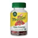 MegaFood Iron Energy Gummies, Iron Supplement for Women, Men, Teens & Kids with Vitamin B12 & B6, Vitamins, from The Makers of Blood Builder Supplement, Strawberry Flavor, 60 Count