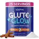 Glute Y Glow by Amatemas – Women's Creatine + Biotin Supplement for Muscle Growth, Glute Support, Hair Skin & Nails – Horchata Flavor – Energy Support – Lean Muscle – Daily Performance Blend